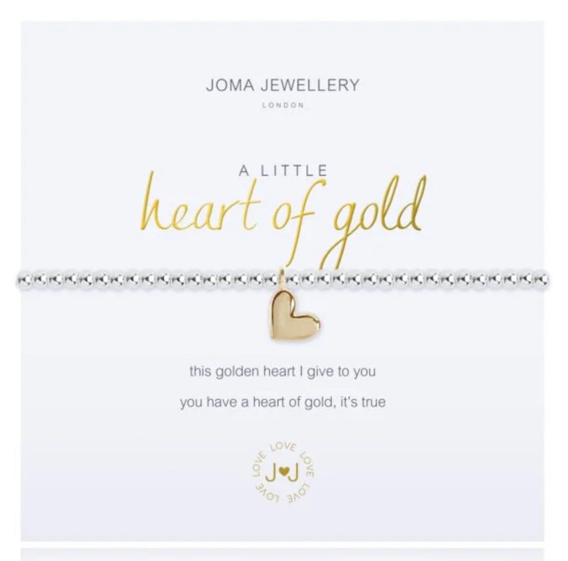 Joma jewellery a little heart of gold bracelet