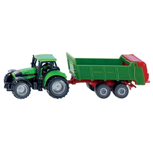 SIKU 1:87 DEUTZ W/UNIVERSAL MANURE SPREADER