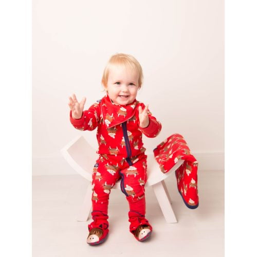 Blade and Rose Highland Cow Zip-Up Romper - 06-12 Months