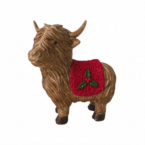 Giftware 12.5CM STANDING HIGHLAND COW TWO DESIGNS