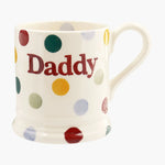 Emma Bridgewater Polka Dot Daddy 1/2 Pint Mug