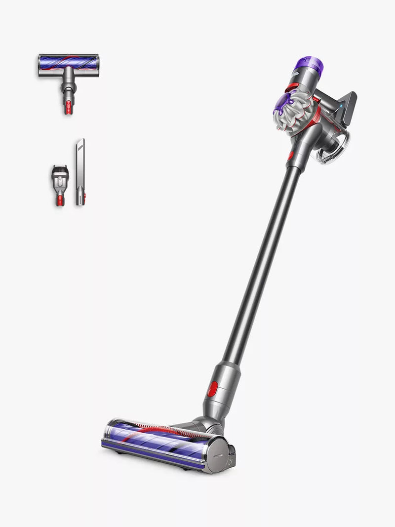 Dyson V8 New 400396-01 Cordless Vacuum Cleaner - Silver/Nickel - Hoover