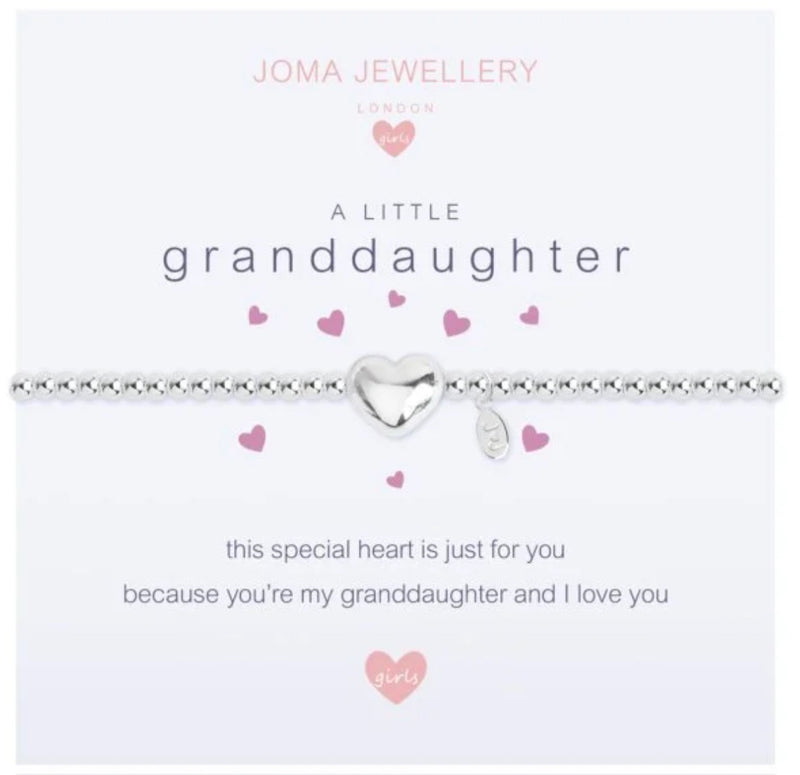 Joma Jewellery - Children's a little GRANDDAUGHTER - silver - bracelet C395