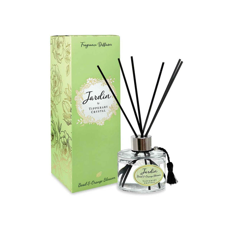 Tipperary Crystal Basil & Orange Jardin Collection Diffuser