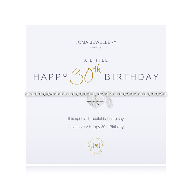 Joma Jewellery - A little Happy 30th Birthday Bracelet - 1961