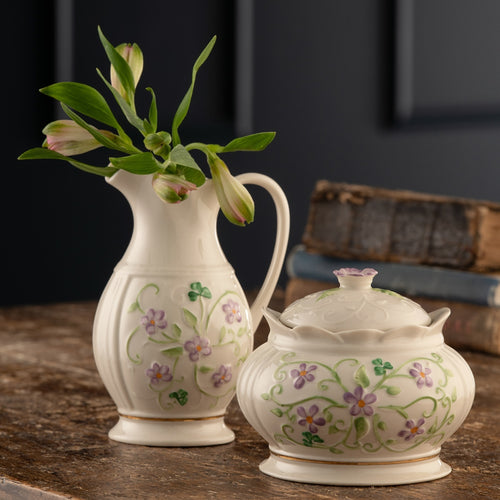 Belleek Classic Irish Flax Pitcher