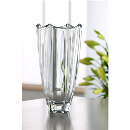 Galway Crystal Dune 12" Square Vase