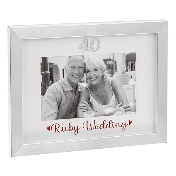 JDSilver Event Frame Ruby Wedding 6x4