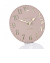 Thomas Kent 6” Arabic Mantel Clock Blush Pink