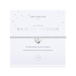 Joma Jewellery A LITTLE | MAID OF HONOUR | Silver | Bracelet| 17.5cm stretch