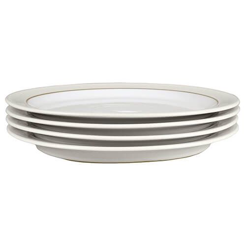 Denby Natural Canvas Set of 4 Dinner Plates