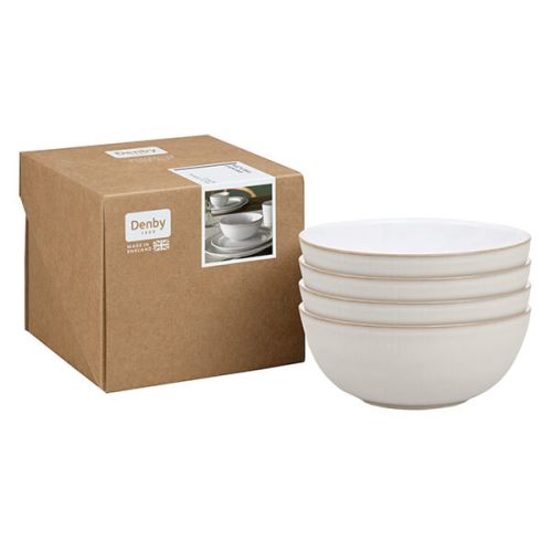 Denby Natural Canvas Set of 4 Cereal Bowls