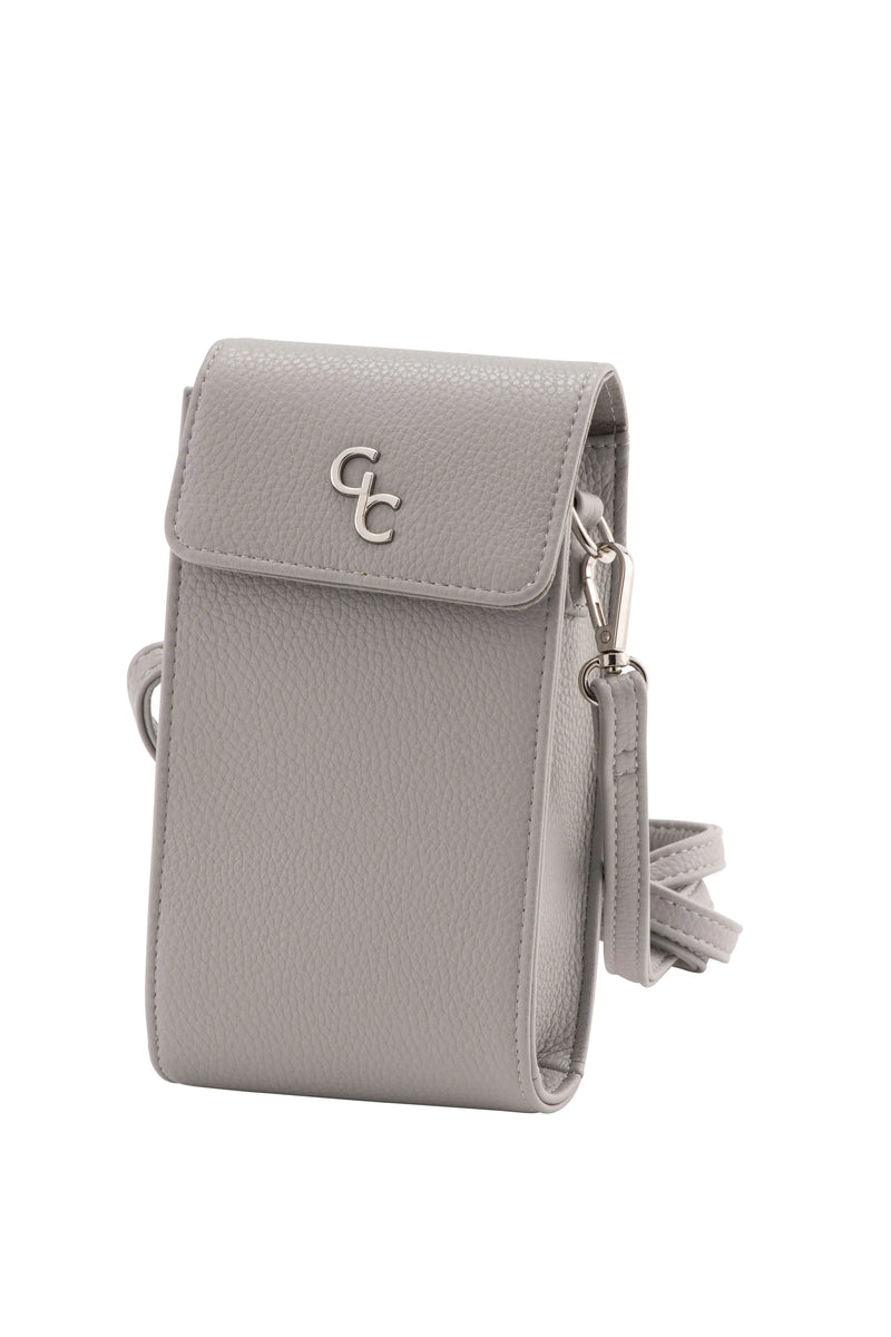 Galway Crystal Smartphone Crossbody Bag - Dove Grey