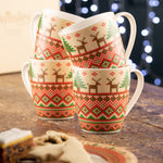 ⭐STAR BUY ⭐ Aynsley Christmas Jumper Mugs Set of 4 in Luxury Gift Box 🎁