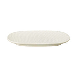 Denby Impression Cream Spiral Medium Oblong Platter