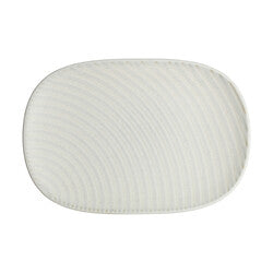 Denby Impression Cream Spiral Medium Oblong Platter