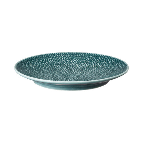 Denby PORCELAIN CARVE GREEN MEDIUM PLATE