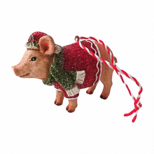 Giftware PIG TREE DECORATION 8.5CM