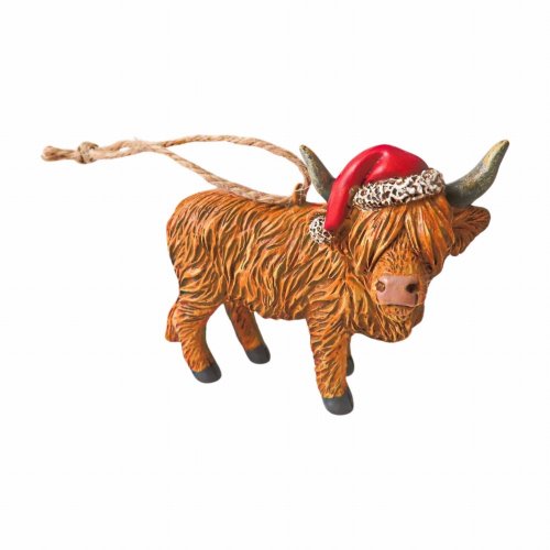 Giftware 9CM HIGHLAND COW TREE DECORATION