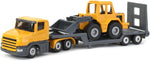 SIKU 1:87 LOW LOADER WITH FRONT LOADER