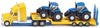 SIKU 1:87 TRUCK with 2 NEW HOLLAND TRACTORS