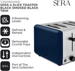 Tower Sera Midnight Blue 4 Slice Toaster