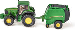 SIKU 1:87 JOHN DEERE TRACTOR with BALER