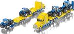 SIKU 1:87 TRUCK with 2 NEW HOLLAND TRACTORS