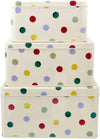 Emma Bridgewater Polka Dot Set of 3 Square Cake Tins