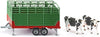 SIKU 1:32 LIVESTOCK TRAILER WITH 2 COWS