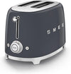 Smeg Retro 2 Slice Toaster - Slate Grey