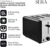 Tower Sera 4 Slice Toaster Black