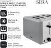 Tower Sera 4 Slice Toaster Grey