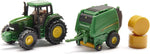 SIKU 1:87 JOHN DEERE TRACTOR with BALER