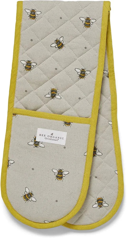 Cooksmart Bumble Bees - Double Oven Glove