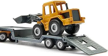 SIKU 1:87 LOW LOADER WITH FRONT LOADER