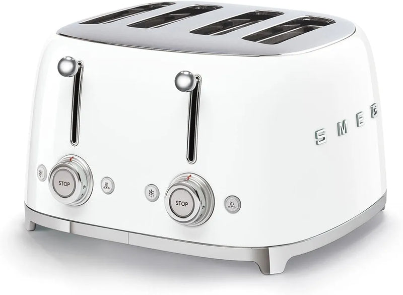 Smeg 4 Slice Retro Toaster - White