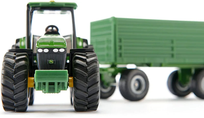 SIKU 1:50 JOHN DEERE TRACTOR WITH TRAILER