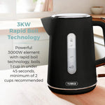 Tower Scandi 3kW 1.7L Kettle Black