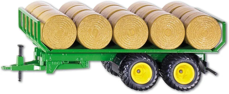 SIKU 1:32 TRAILER W/ROUND BALES