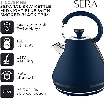 Tower Sera 1.7lt Kettle Midnight