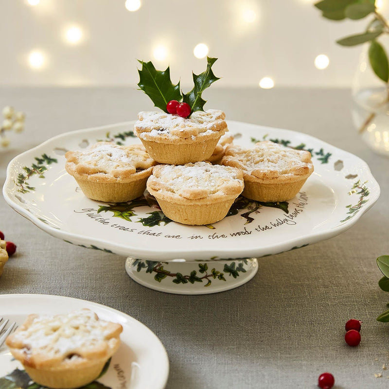 Portmeirion The Holly and the Ivy Cake Plate