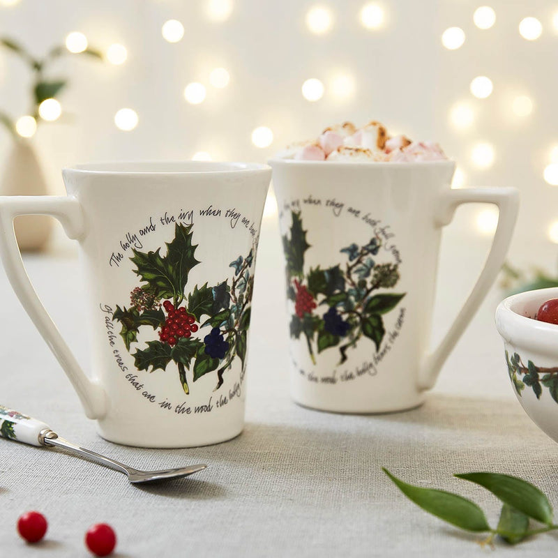 Portmeirion The Holly and the Ivy Set of 2 Mugs