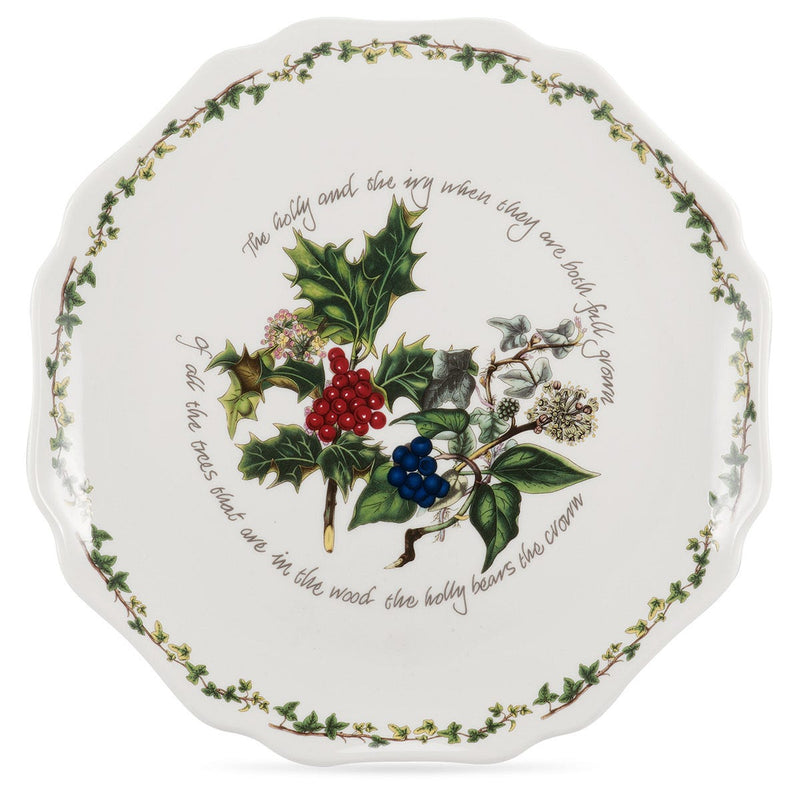 Portmeirion The Holly and the Ivy Plate, 20cm 8" Individual