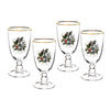 Portmeirion The Holly and the Ivy Set of 4 Goblets