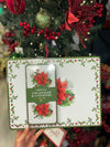 🌟STAR BUY🌟 Christmas Holly 4 placemats & 4 coasters