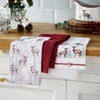 COOKSMART CHRISTMAS STAG - 3 PACK TEA TOWELS