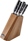 Stellar Sabatier 5 Piece Knife Block Set Wood