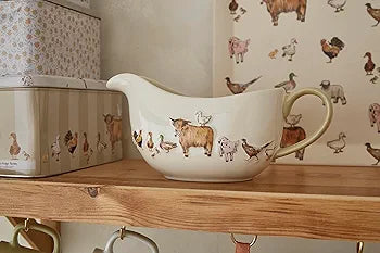 Cooksmart Buttercup Farm Cermaic Extra Large Gravy Boat