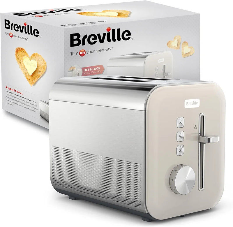 Breville High Gloss Toaster Cream